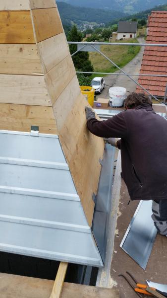 Réfection d'une toiture de chapelle