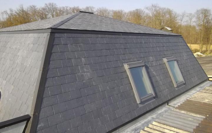 Couverture en ardoise naturelle