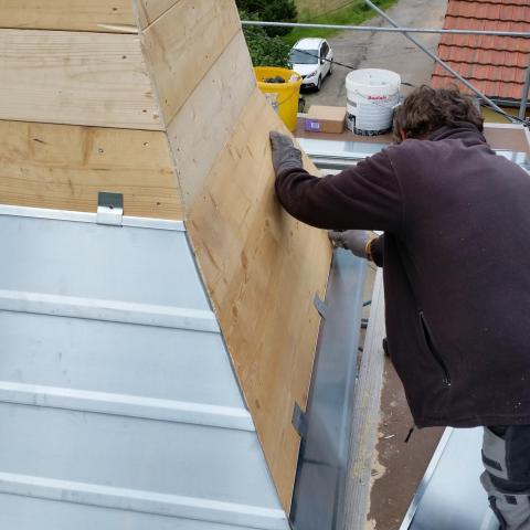 Réfection d'une toiture de chapelle