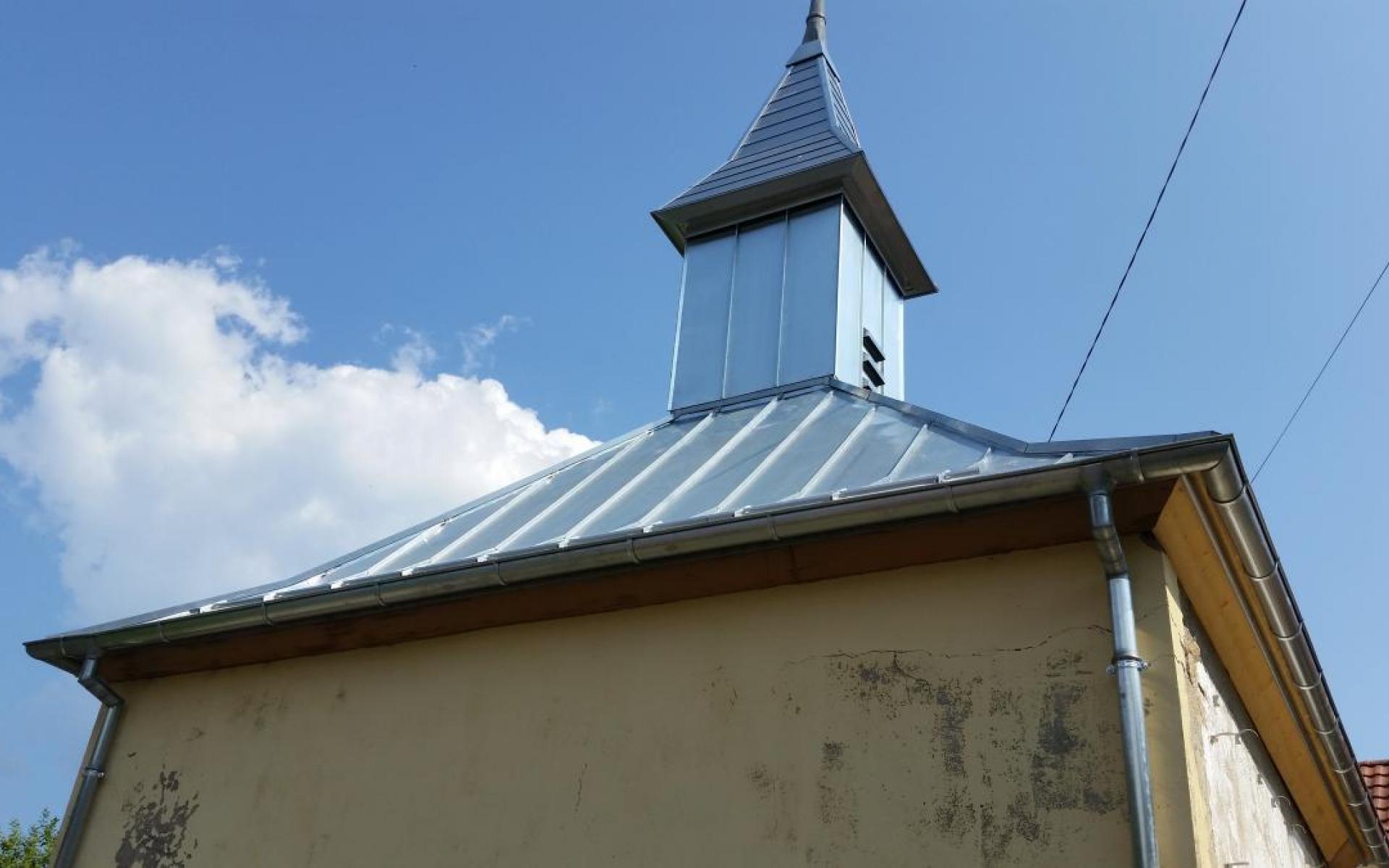 Réfection d'une toiture de chapelle